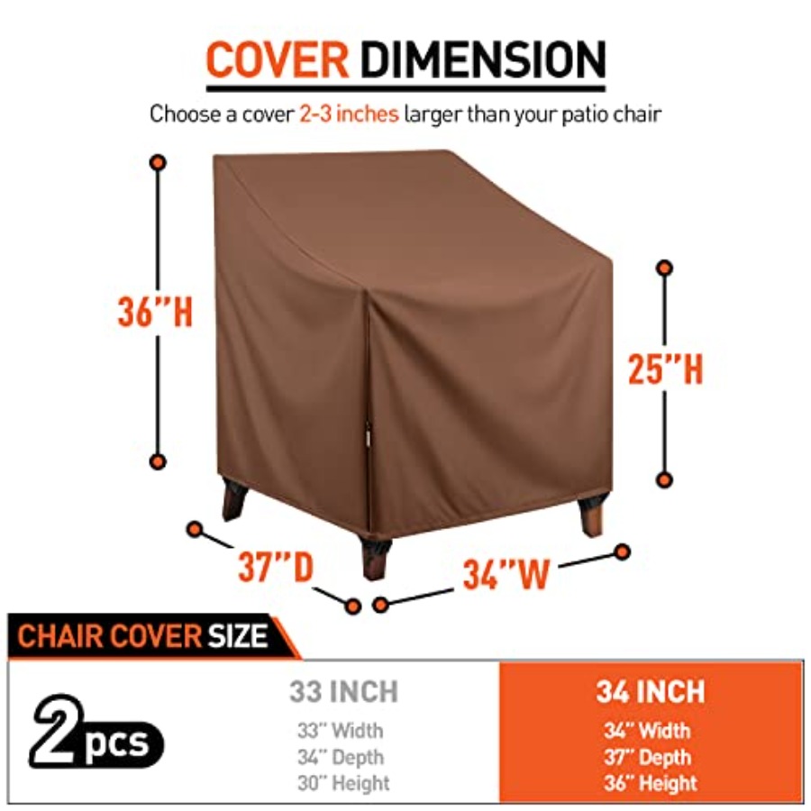 Waterproof Patio Chair Covers, - đánh giá và giá Outdoor Furniture Lounge Chair
