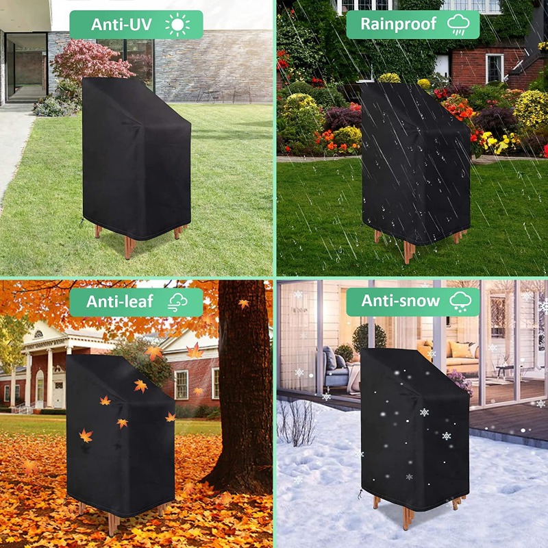1/2/PCS Stacked Chair Dust Cov - đánh giá và giá Outdoor Furniture Cover