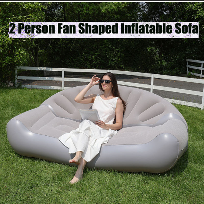 Fan Shaped Inflatable Sofa 2 P - đánh giá và giá Outdoor Furniture Lounge Chair