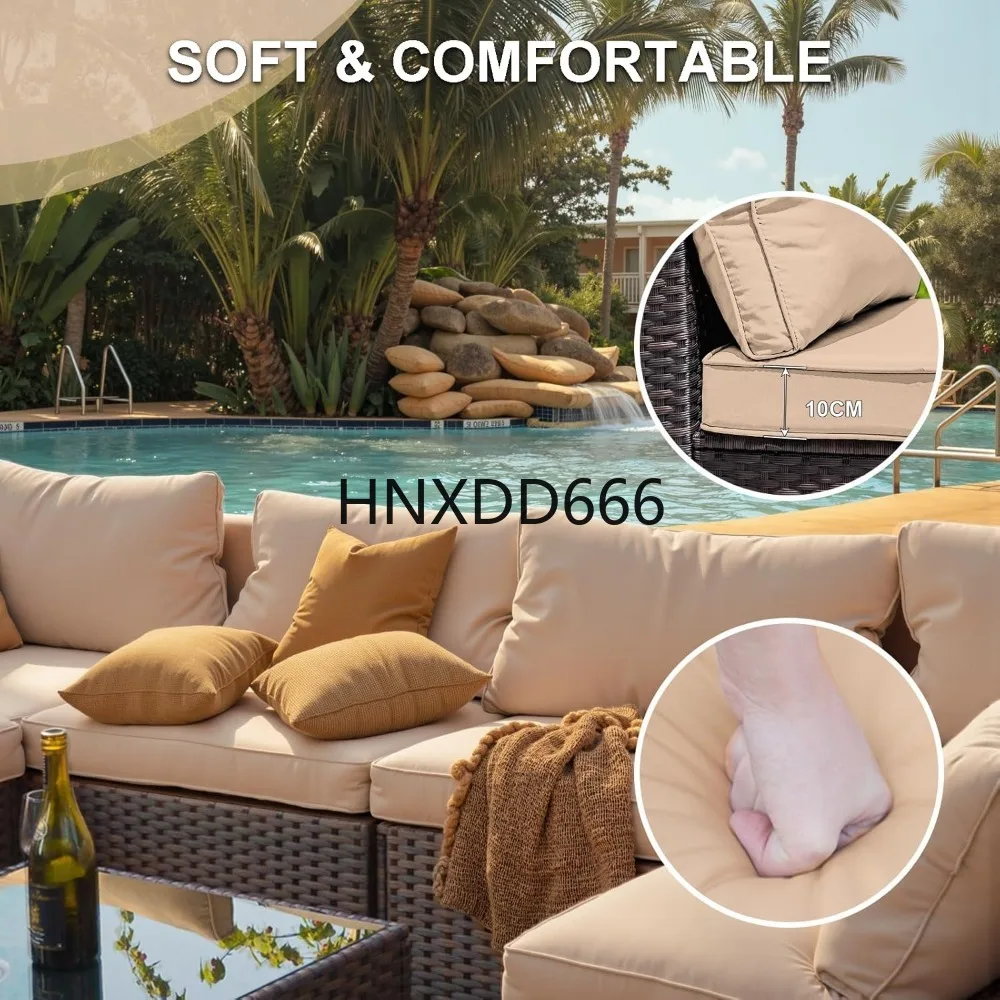 7 Piece Patio Furniture Set wi - đánh giá và giá Outdoor Furniture And Fire Pit