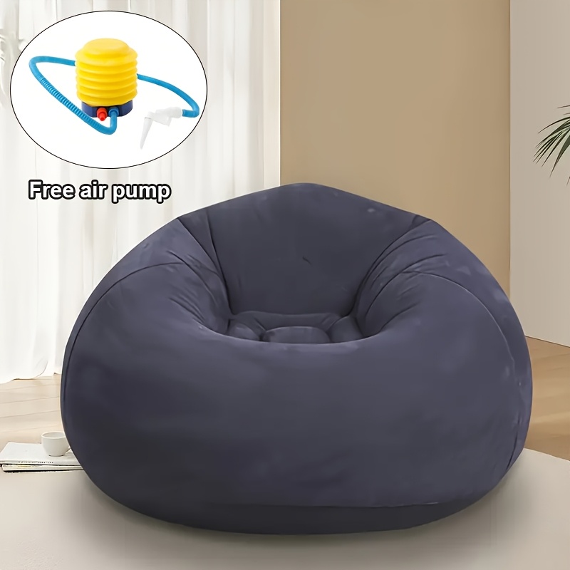 Set of 1 Inflatable Bean Bag C - đánh giá và giá Outdoor Furniture Lounge Chair