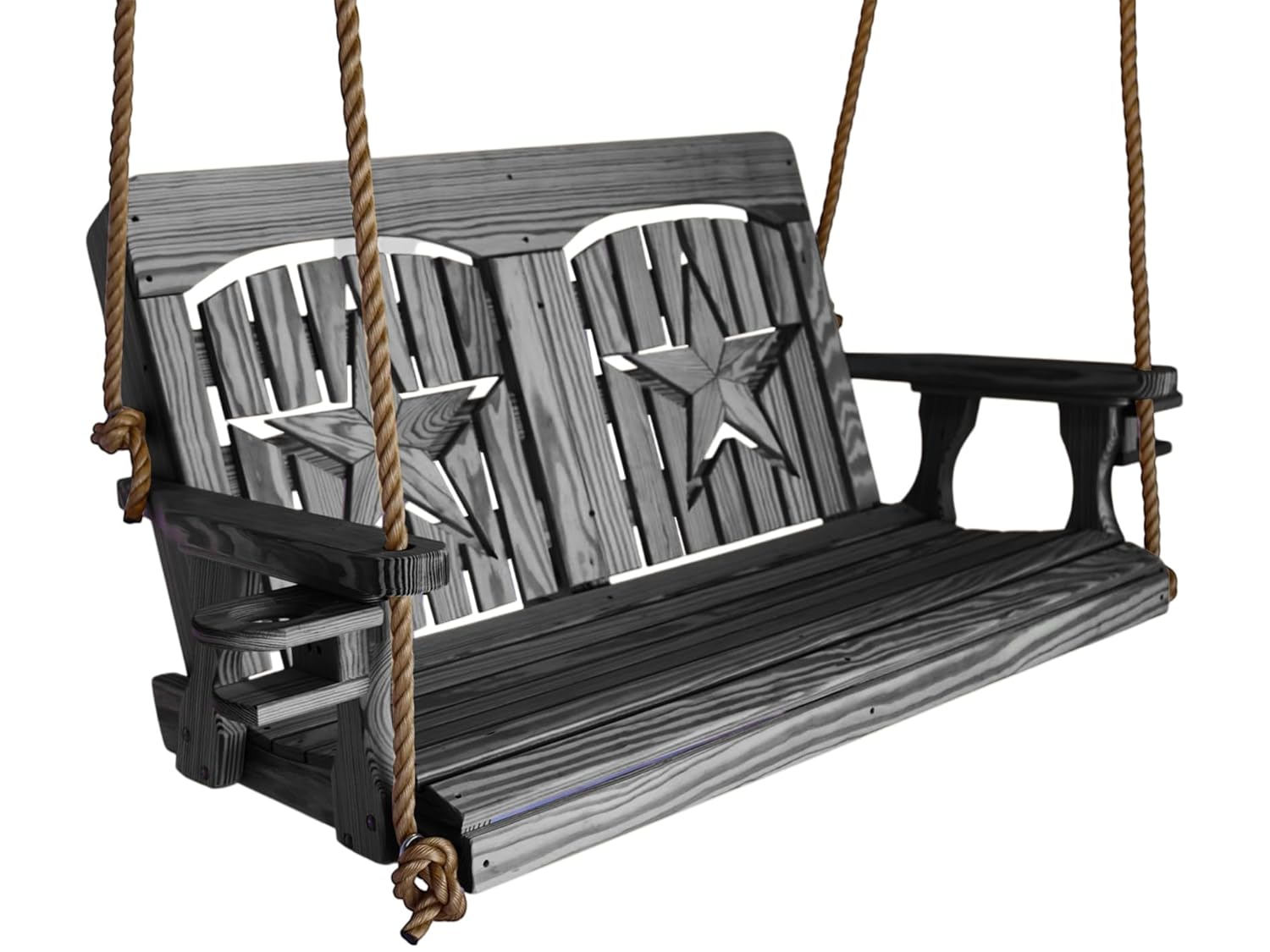 4ft Black Rope Porch Swing wit - đánh giá và giá Outdoor Furniture Yellow