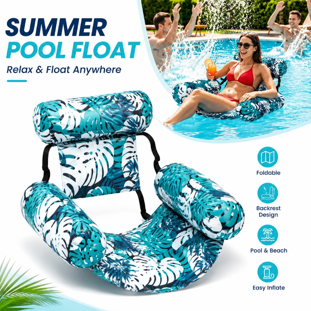 Heavy Duty Blow Up Pool Chair  - đánh giá và giá Outdoor Furniture Lounge Chair