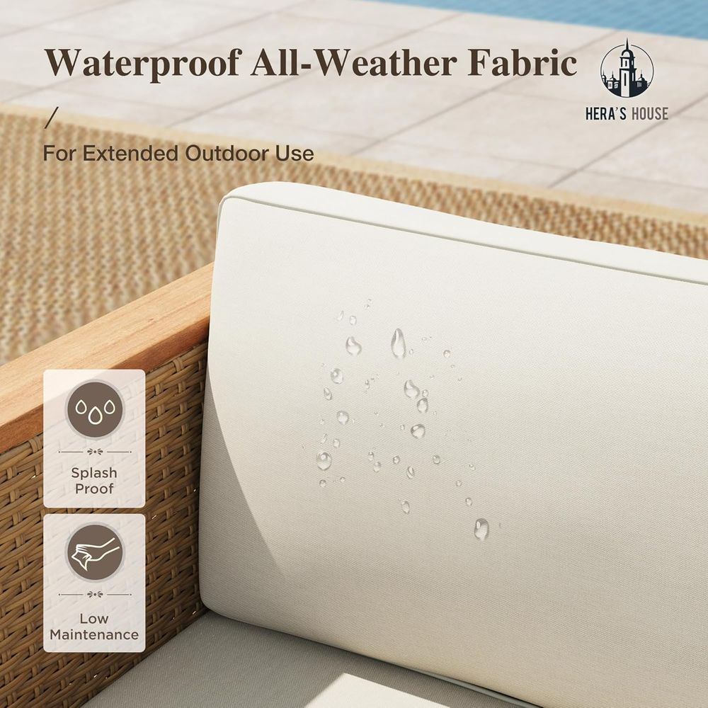 3-Piece Wicker Outdoor Section - đánh giá và giá Outdoor Furniture Yellow