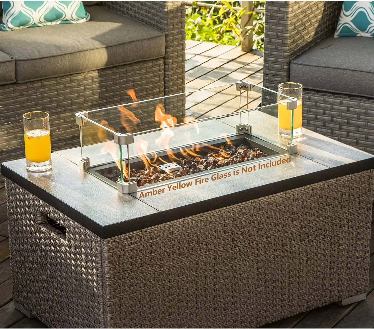 -Outdoor Furniture 5-Piece Wic - đánh giá và giá Outdoor Furniture And Fire Pit