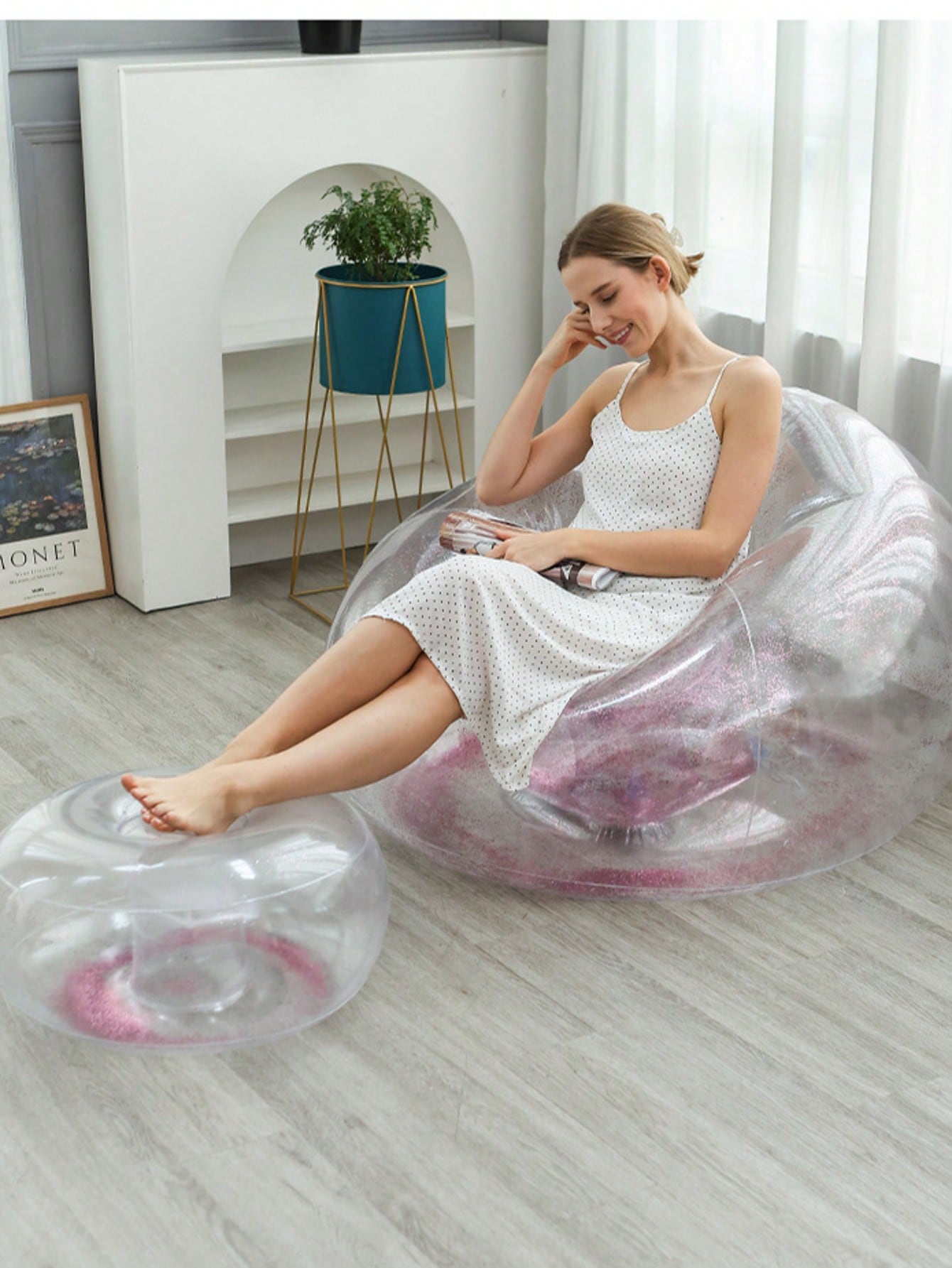 1pcs PVC Inflatable Lounge Cha - đánh giá và giá Outdoor Furniture Lounge Chair