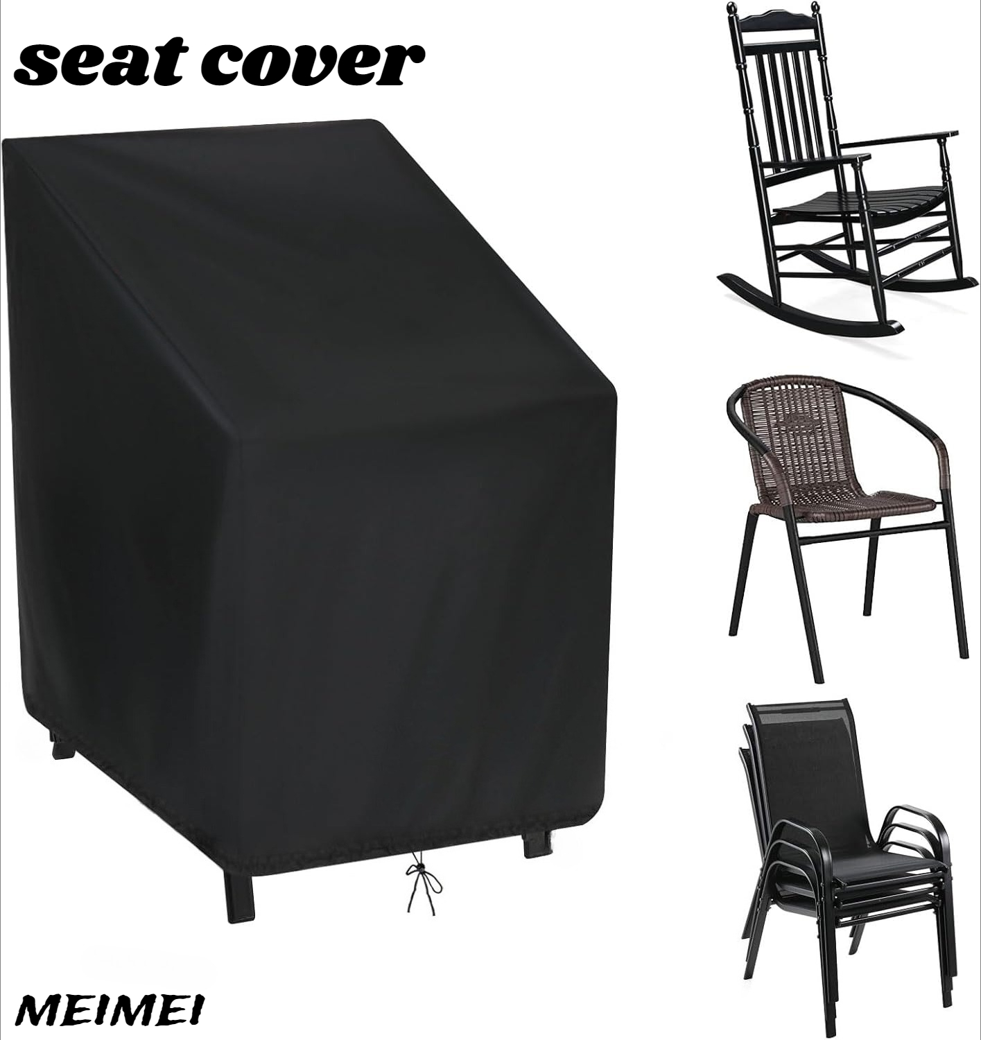 Stacked Chair Dust Cover Stora - đánh giá và giá Outdoor Furniture Cover