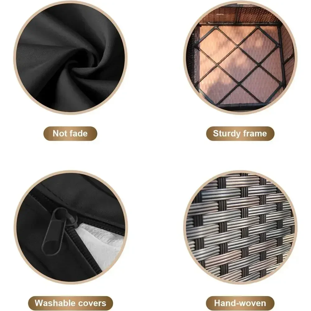 7-Piece Outdoor Patio Furnitur - đánh giá và giá Outdoor Furniture And Fire Pit