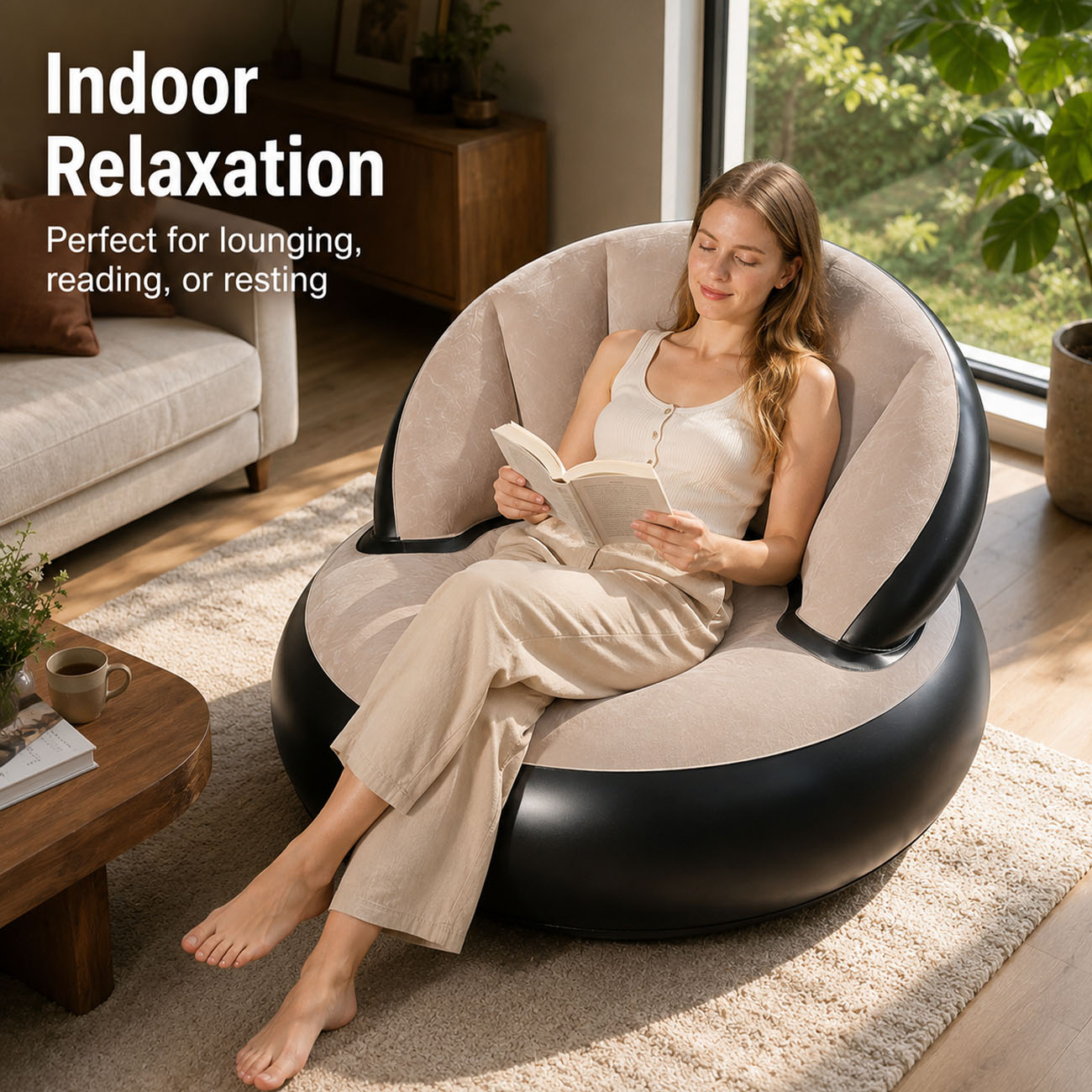 Inflatable Chair for Adults, F - đánh giá và giá Outdoor Furniture Lounge Chair