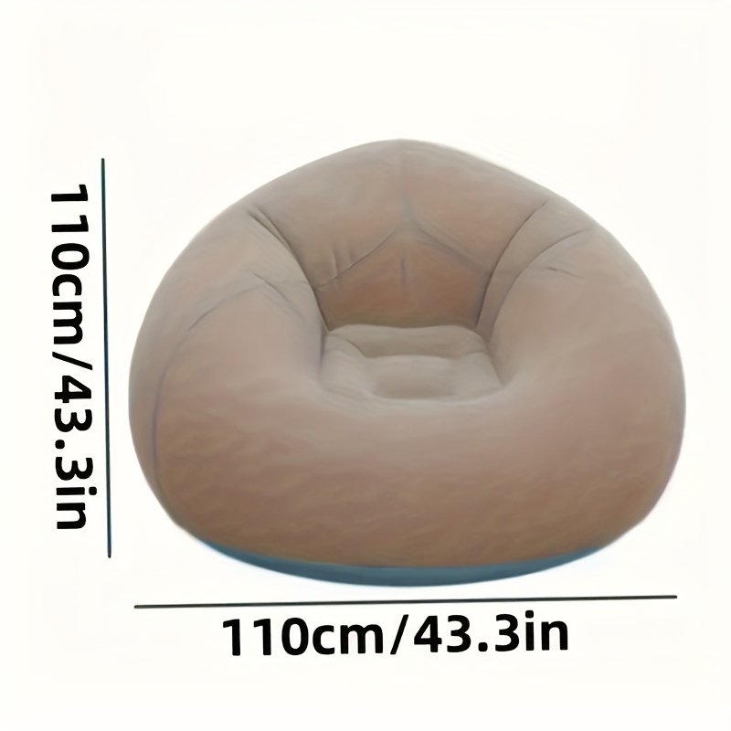 Flocked PVC Inflatable Sofa Ch - đánh giá và giá Outdoor Furniture Lounge Chair